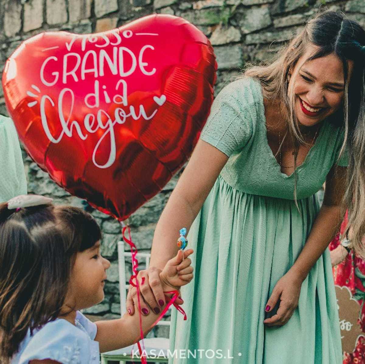  BALÃO COM GÁS HÉLIO | NOSSO GRANDE DIA CHEGOU