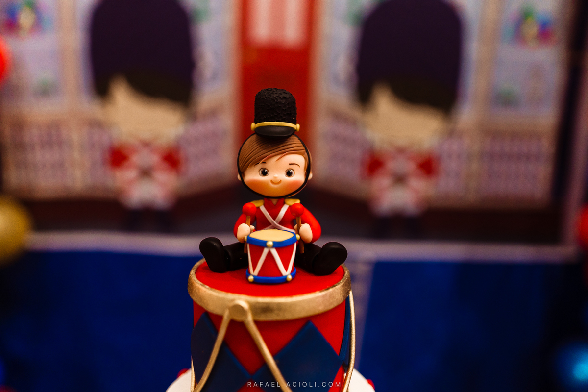 Boneco de um soldadinho de chumbo decorativo