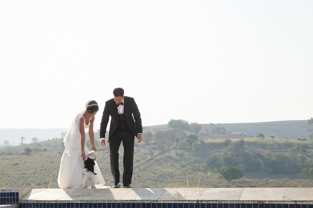 Casamento realizado em Varginha - MG, ao ar livre, cerimonia e festa de casamento inesquecíveis.