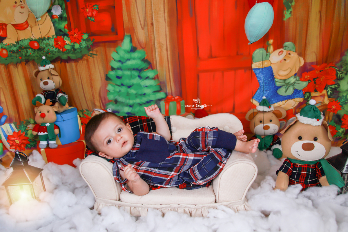 ensaio de natal baby 