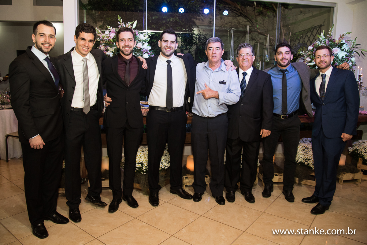 Casamento de Fernanda e Adriano, padrinhos, Campo Grande-MS