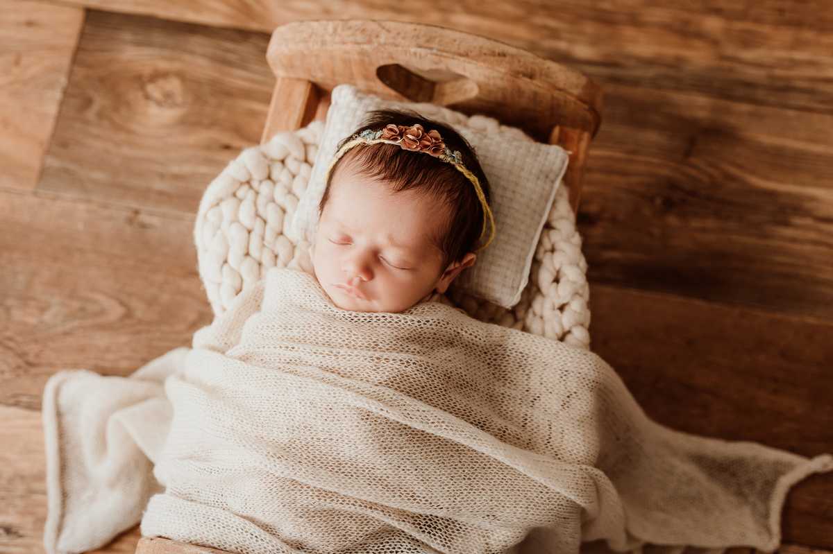 Ensaio newborn realizado no estúdio Juliana Lima, em Campinas