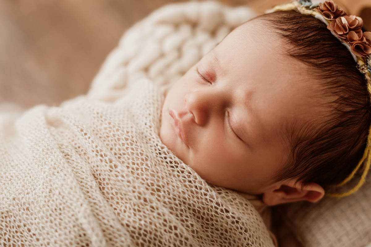 Ensaio newborn realizado no estúdio Juliana Lima, em Campinas