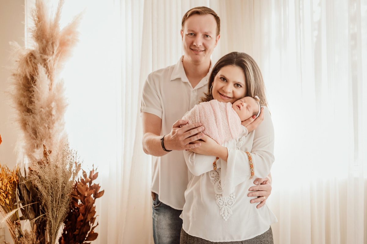 Ensaio newborn realizado no estúdio Juliana Lima, em Campinas