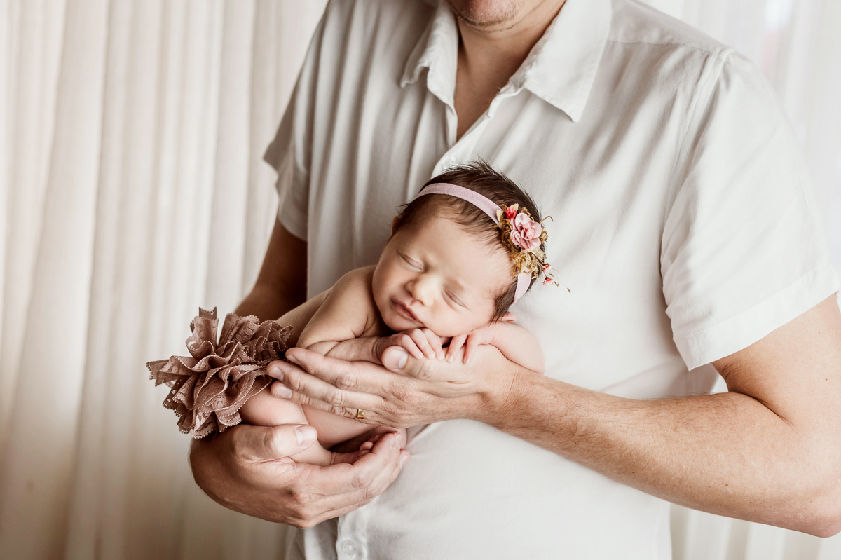 Ensaio newborn realizado no estúdio Juliana Lima, em Campinas