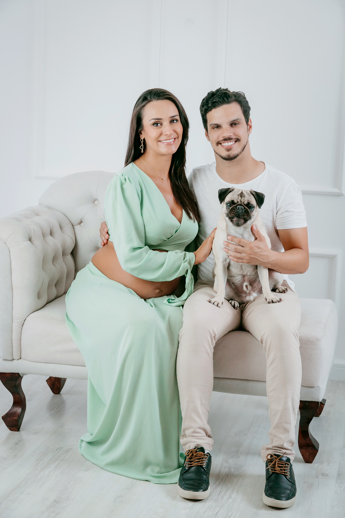 Ensaio gestante, realizado no esúdio Juliana Lima, em Campinas.