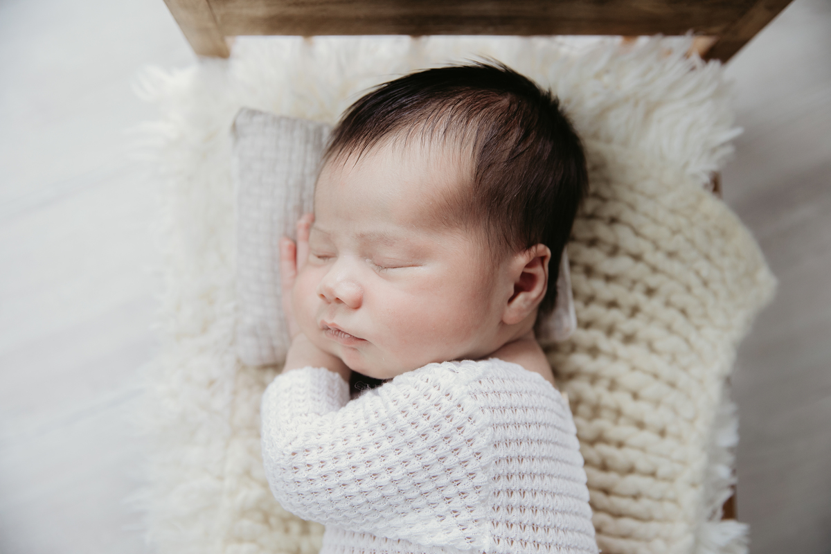 Ensaio Newborn do Igor Junior realizado no estúdio Juliana Lima em Campinas.