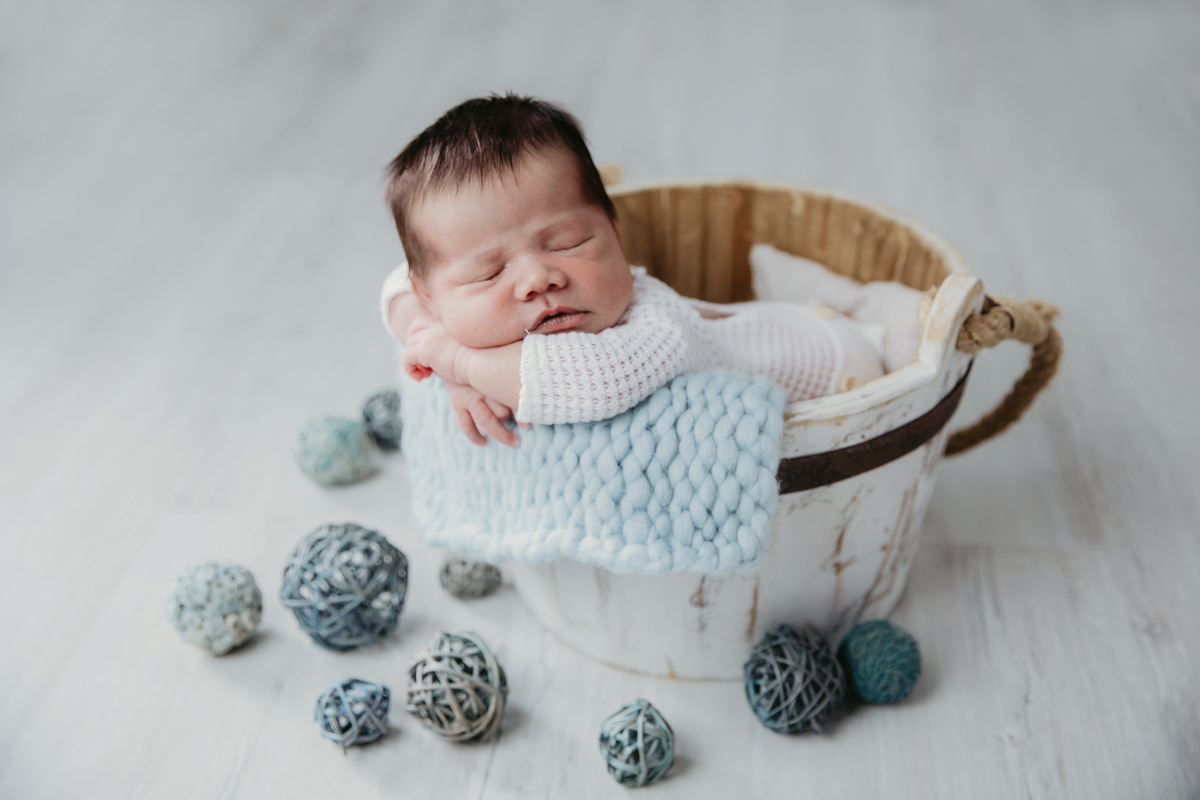 Ensaio Newborn do Igor Junior realizado no estúdio Juliana Lima em Campinas.
