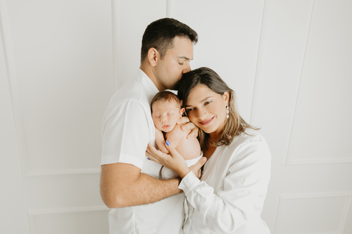 Ensaio Newborn realizado no estúdio fotográfico Juliana Lima, em Campinas