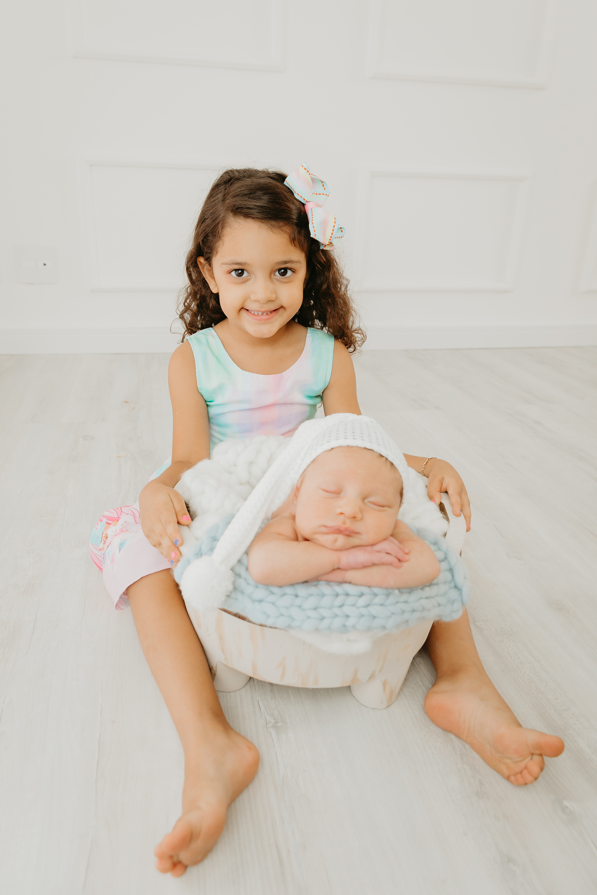 Ensaio Newborn realizado no estúdio fotográfico Juliana Lima, em Campinas