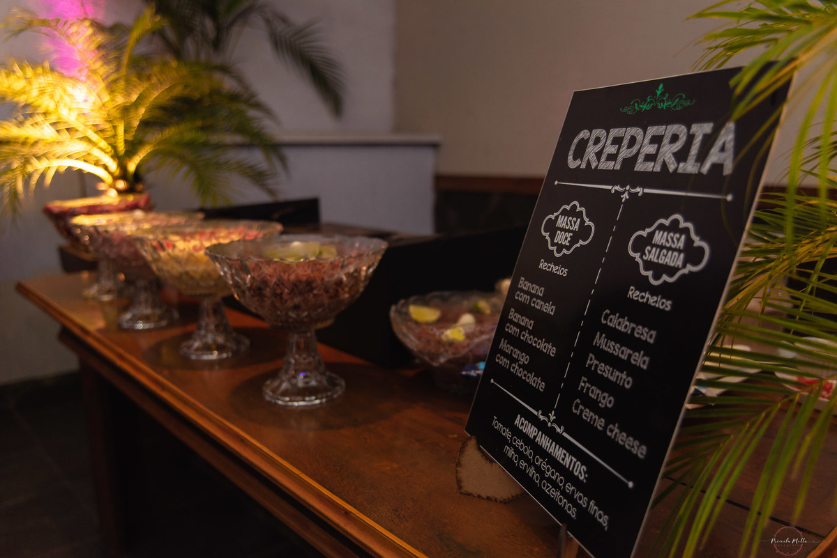estação de crepe para eventos 