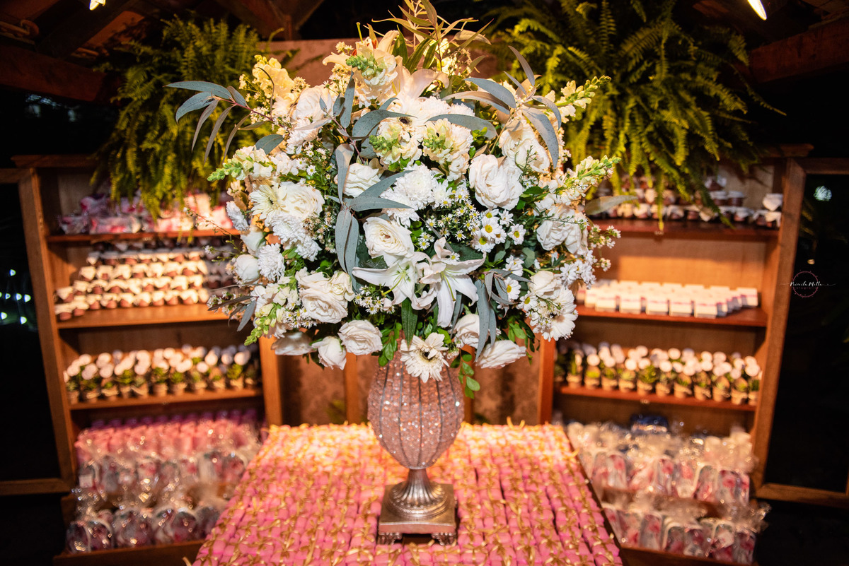 decoracao para lembranças e bem casados