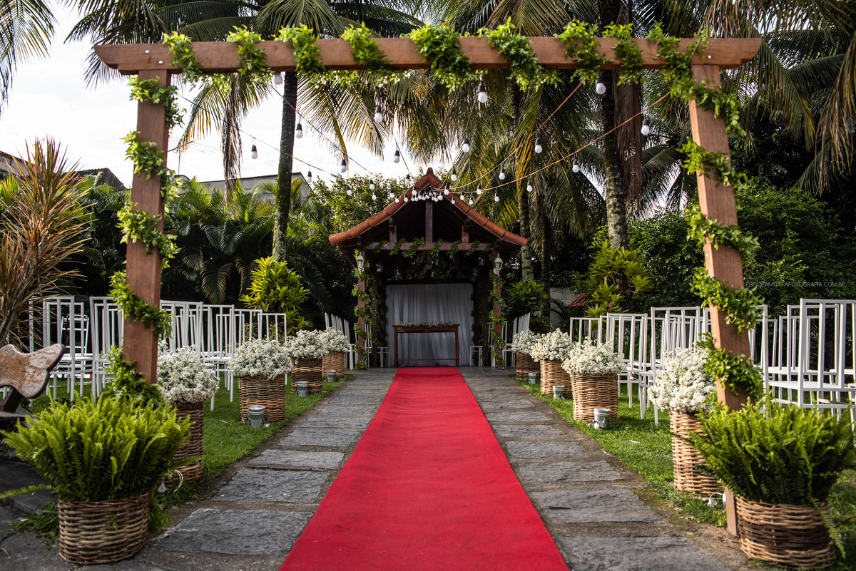 cerimonia de casamento em chácara 