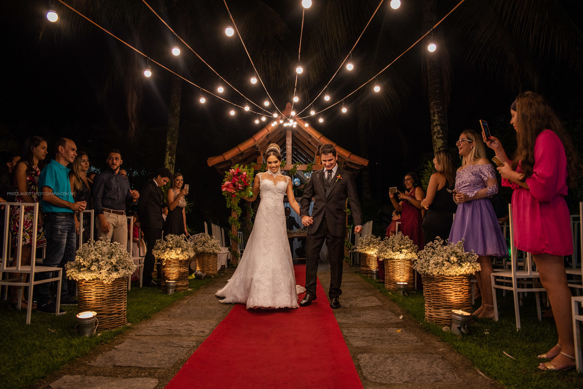 cerimonia de casamento no sitio