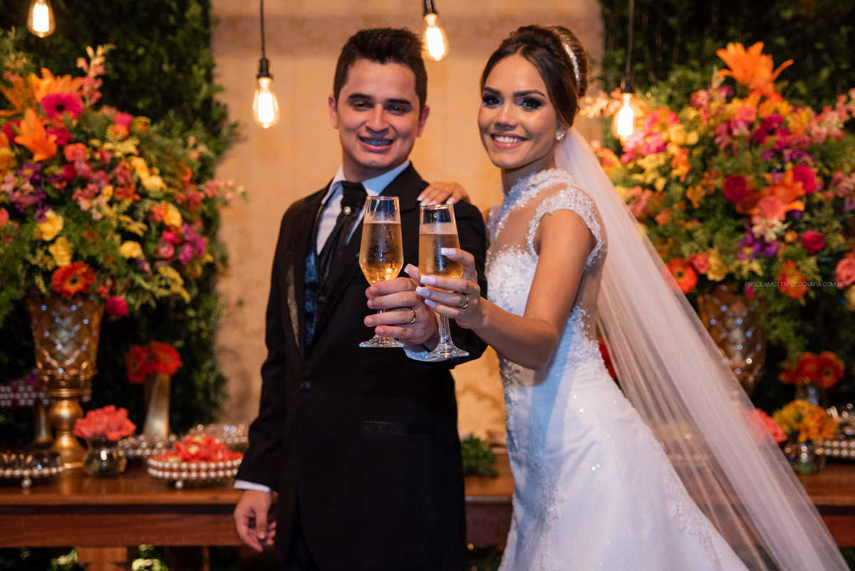 brinde dos noivos 