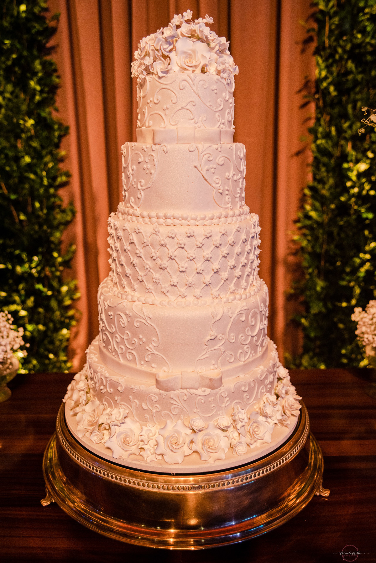 bolo branco para casamentos