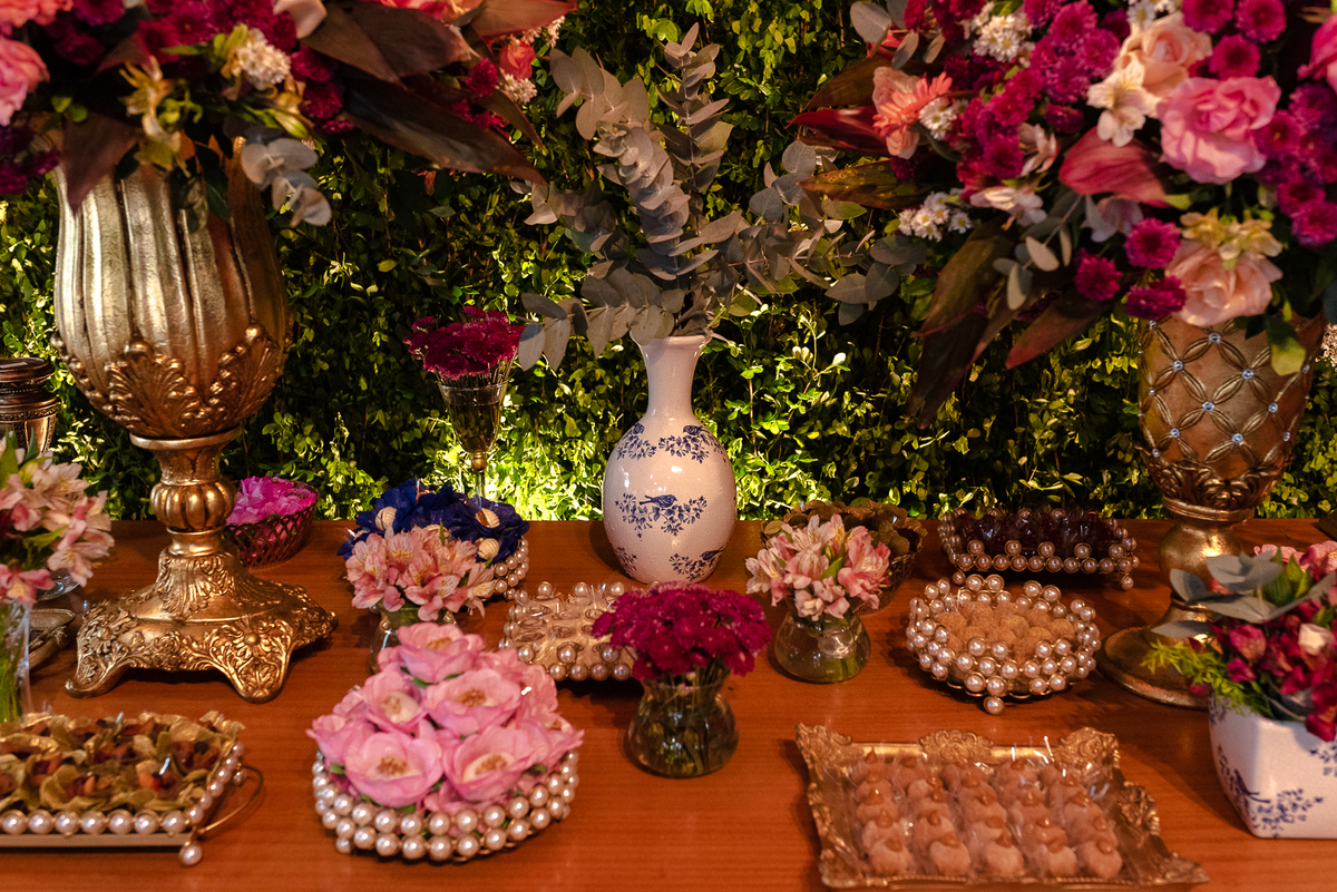 mesa de doce para casamentos 