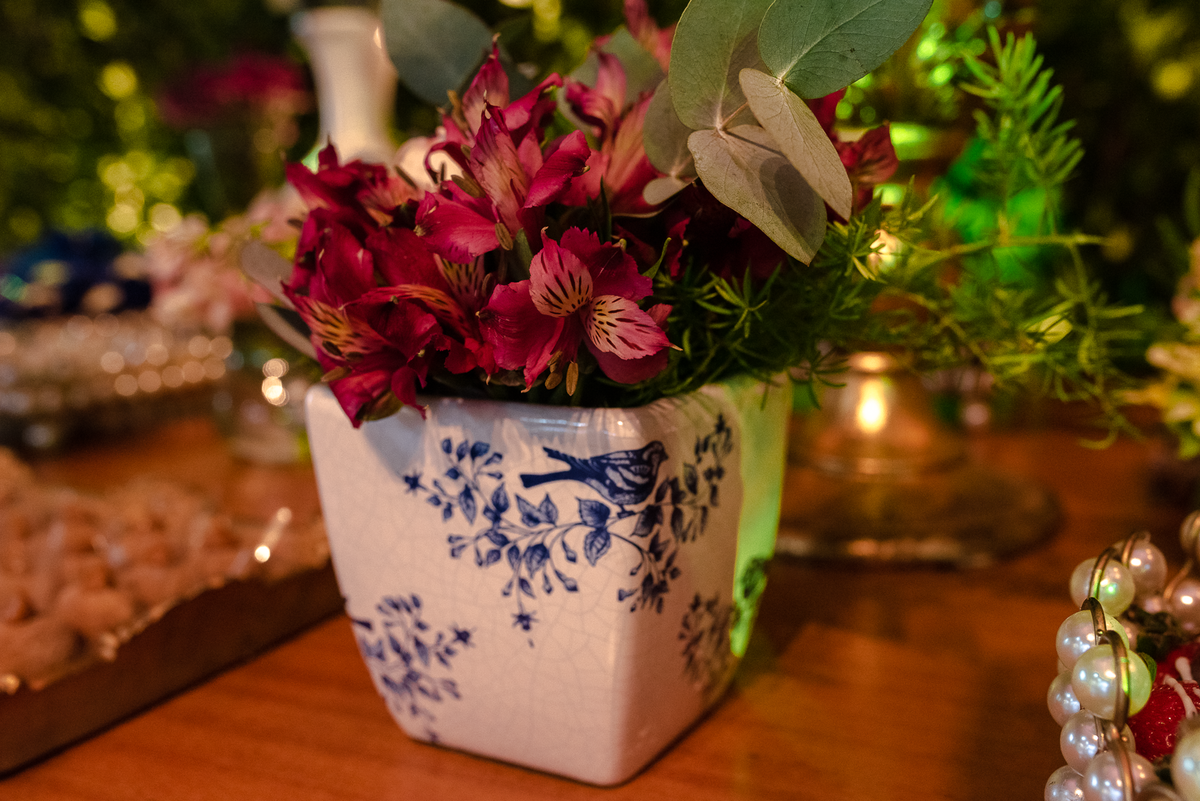 detalhes da mesa de doces para casamento
