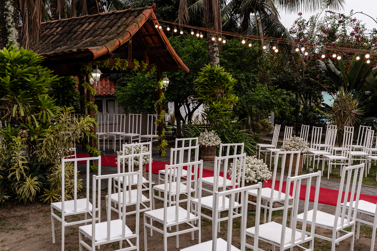 cerimônia de casamento ao ar livre 