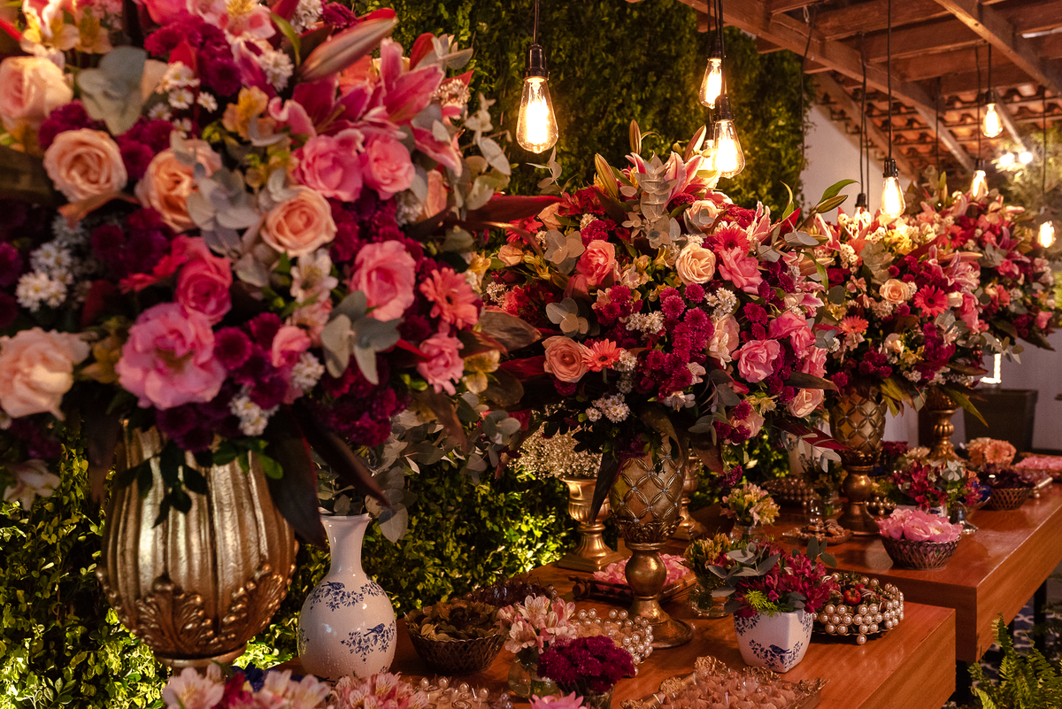 flores no tom marsala 