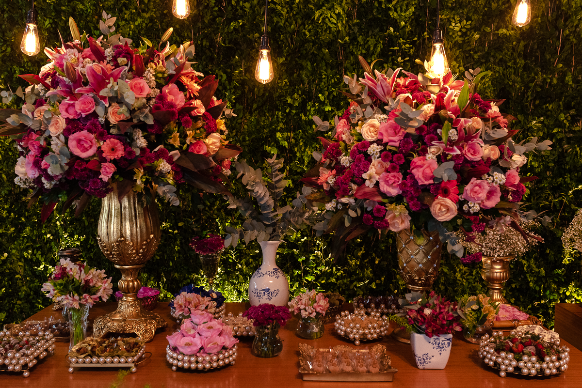 decoração para casamento rústica em são gonçalo 