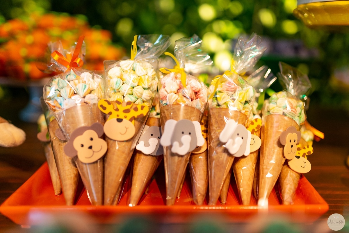 doces decorativos tema safari 