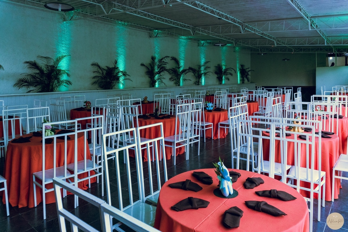 mes de convidados para festa tema safari 