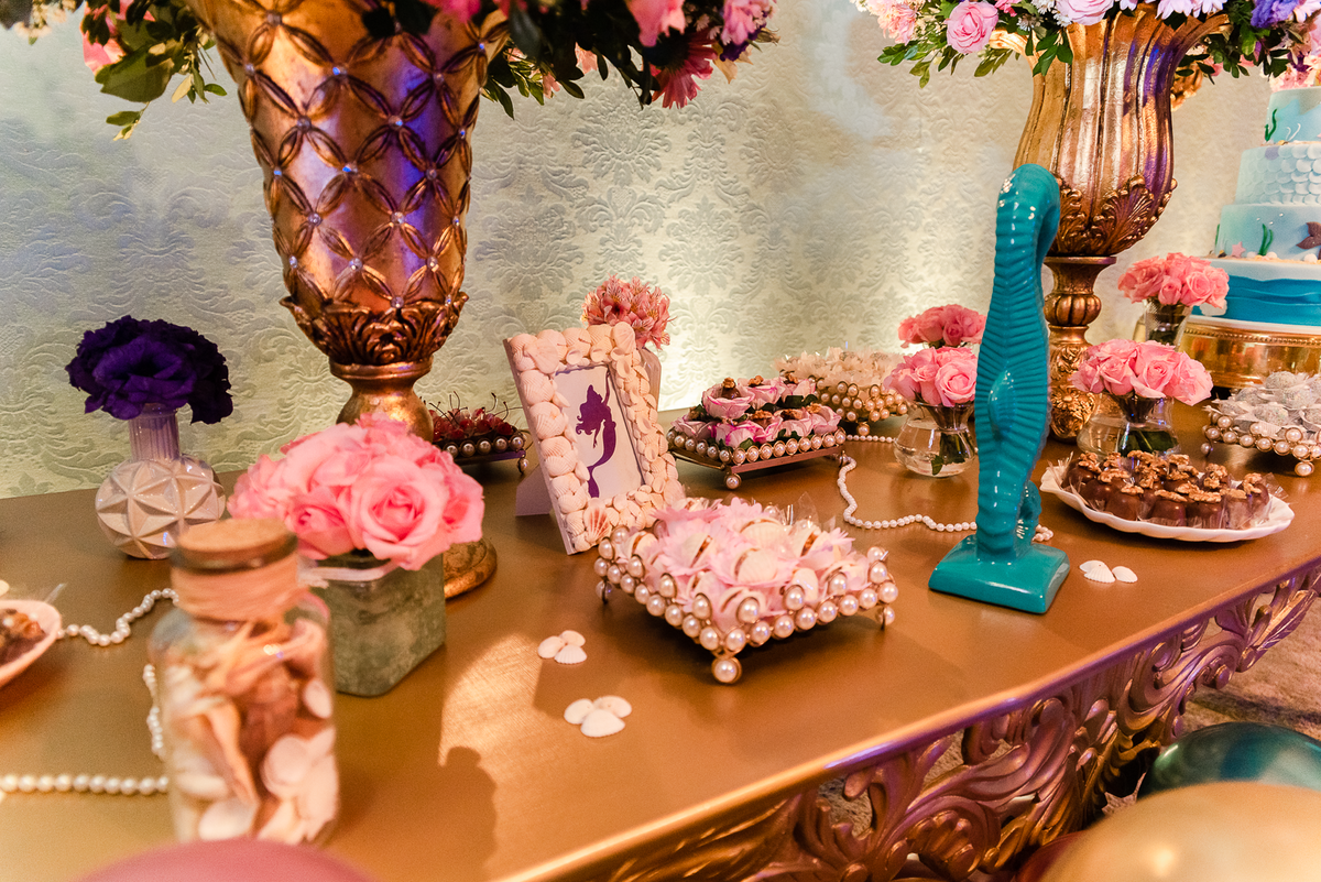 decoração para festa tema fundo do mar 