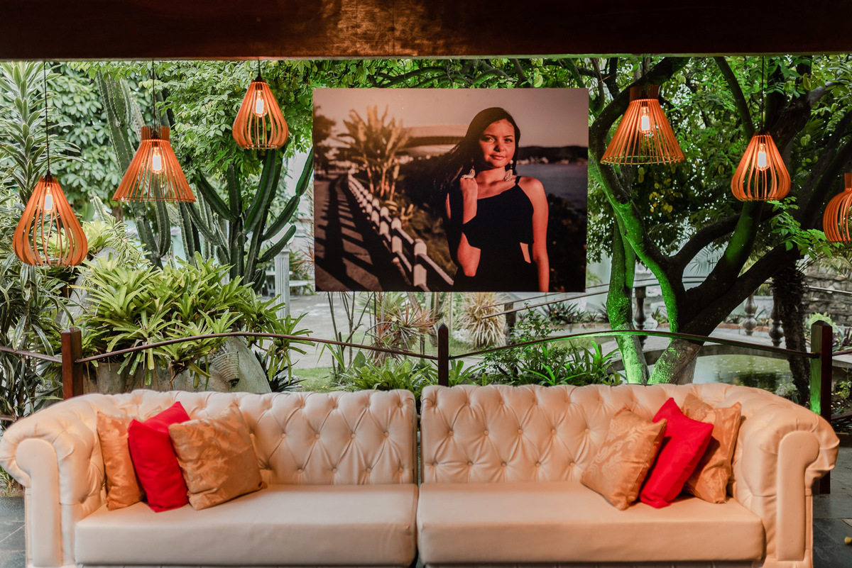 decoração de launge para 15 anos 