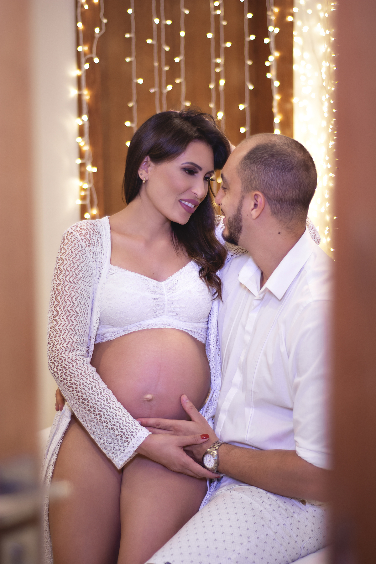 Ensaio gestante com marido em Montes Claros