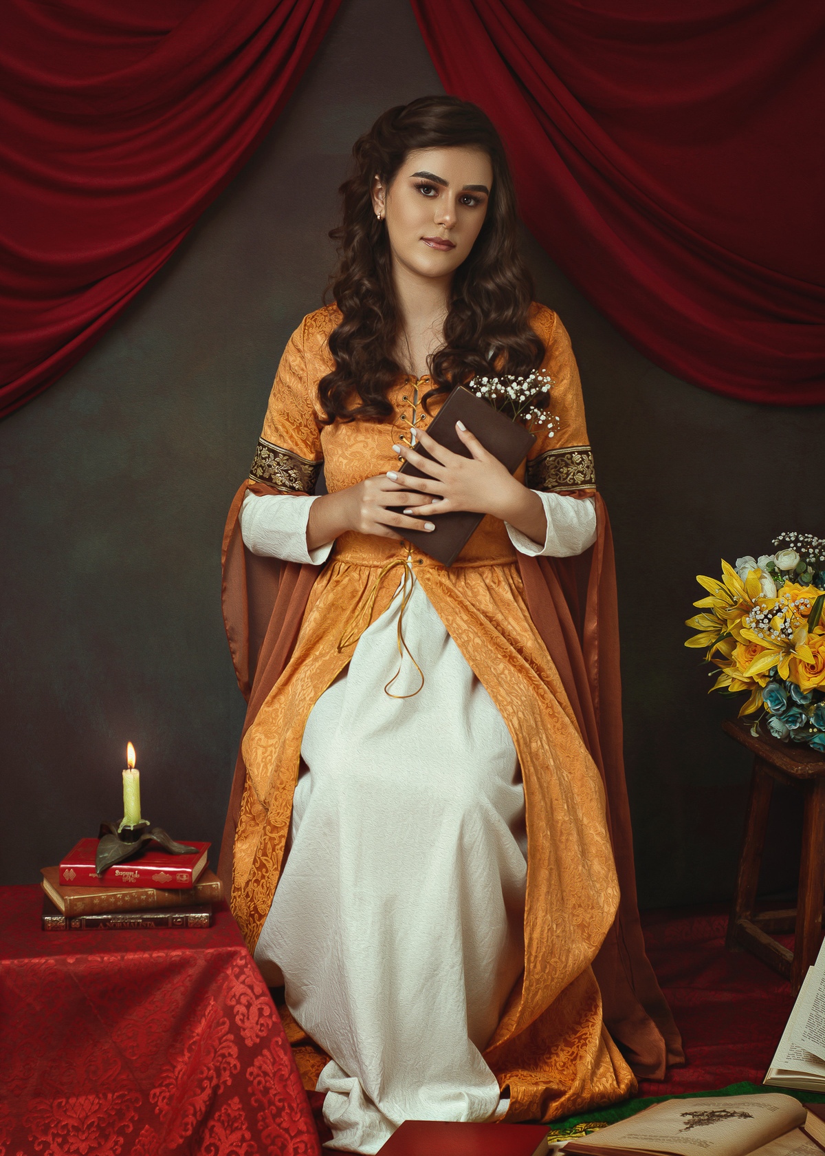 Ensaio fotográfico inspirado na Renascença 