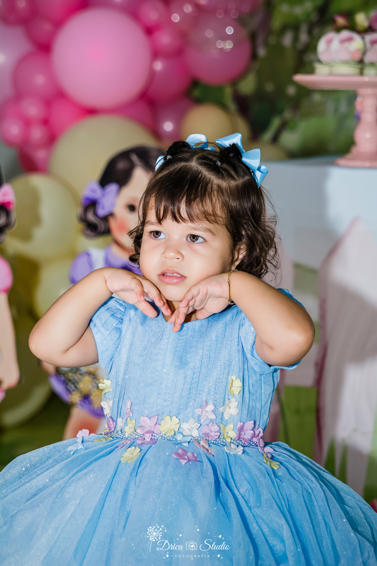 Aniversário - 2 anos - fotos - aniversário infantil - menina - meu mundo rosa - fotografia - drica studio - Xinguara - Pará - fotos família - tema bonecas - fotos externas