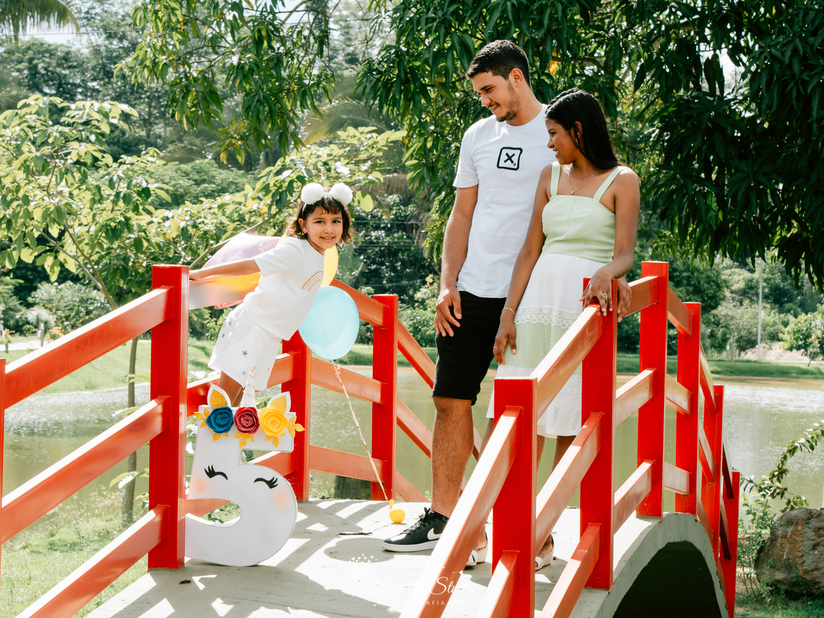 Família -  externas -  ao ar livre - 5 anos -  infantis - profissionais - unicórnio - book infantil - kids - menina - meu mundo rosa -pai e mãe - filha - Drica studio fotografia - Xinguara - Pará 