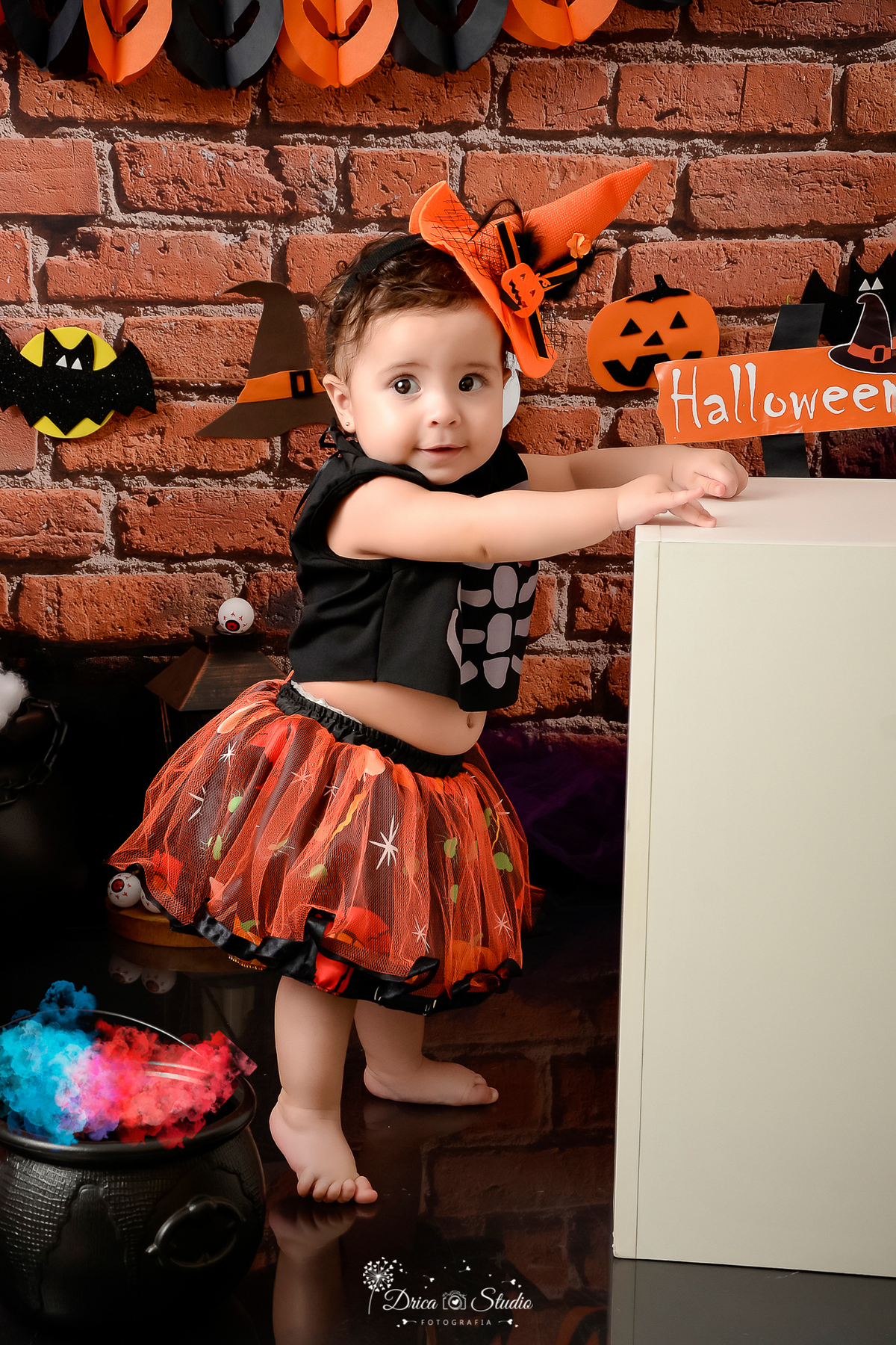 Fotos de bebe - mini sessão - book Halloween - sessão gostosura - ensaio Xinguara Para 