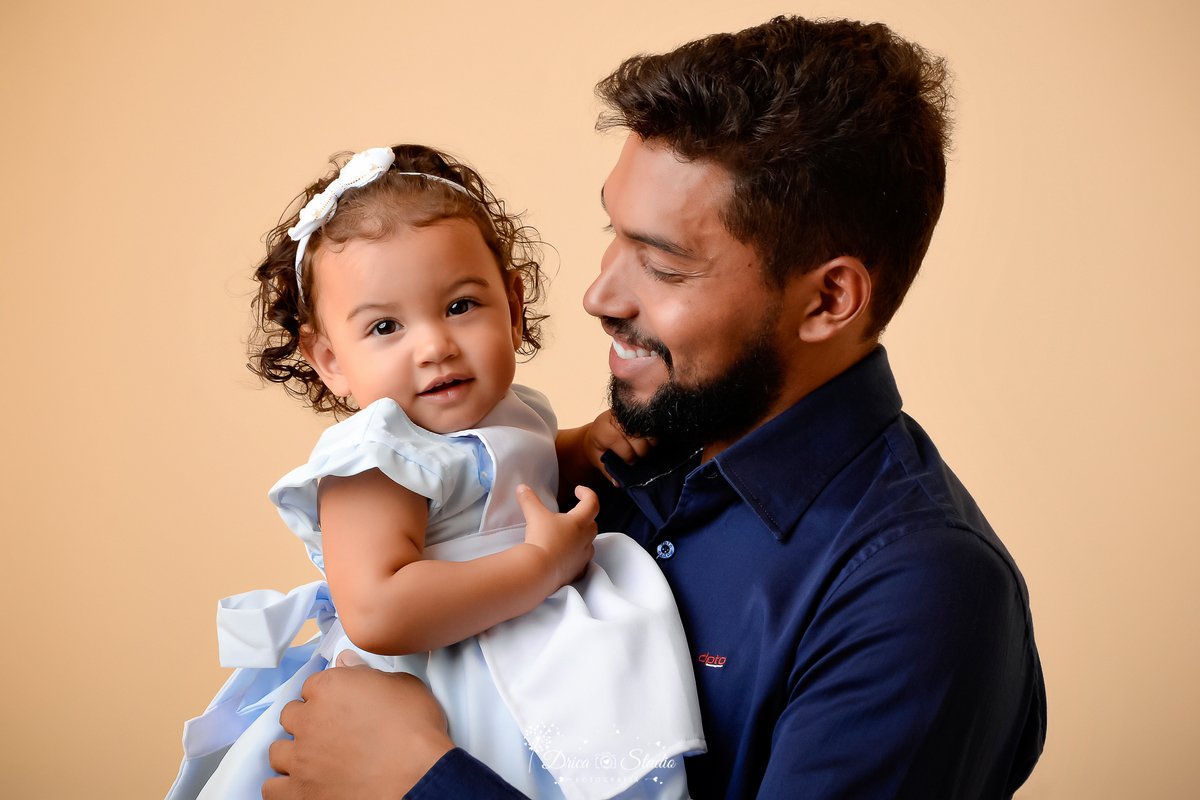 Drica Studio Fotografias - Drica Studio Xinguara Pará - Drica Studio  - fotos de pai e filha - pai encantado  