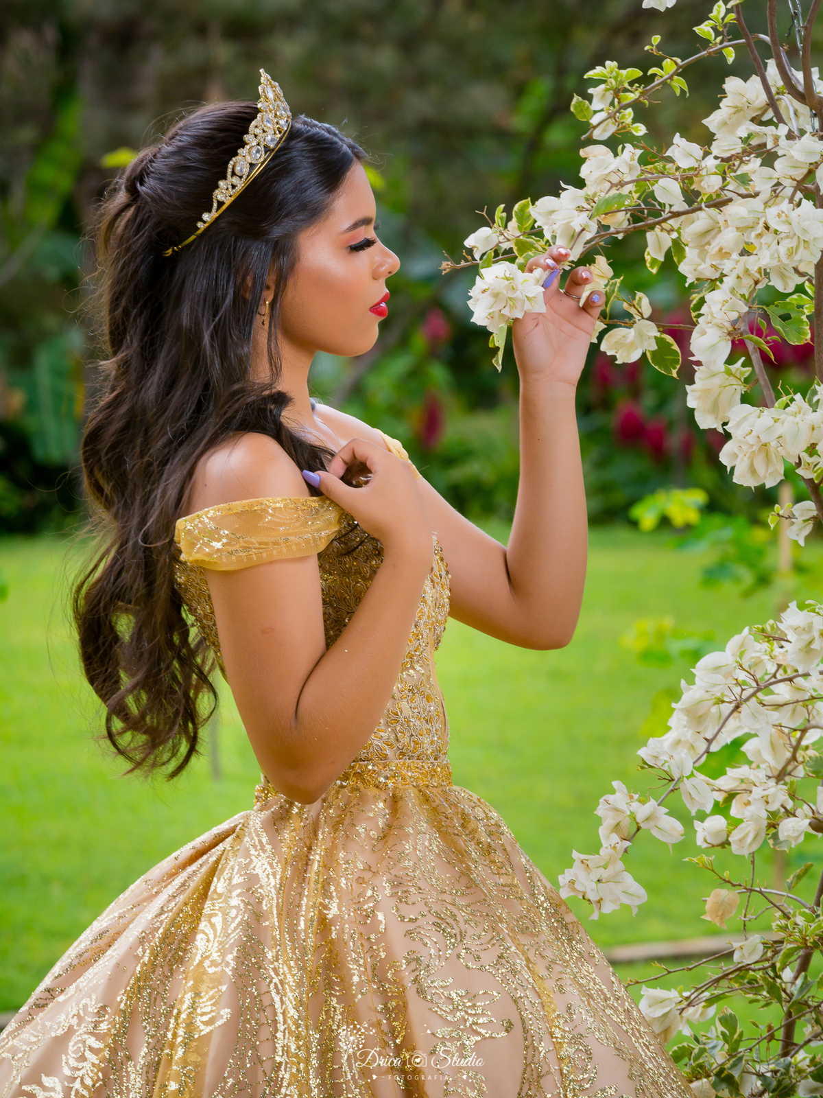 ensaio-fotografico-15-anos-debutante-estúdio-studio-foto-fotografia-poses-xinguara-figurino-fotógrafa-flores-vestido-look-externa-dourado-menina-penteado-pará-paraense-carajás-mulher-princesa-aniversário
