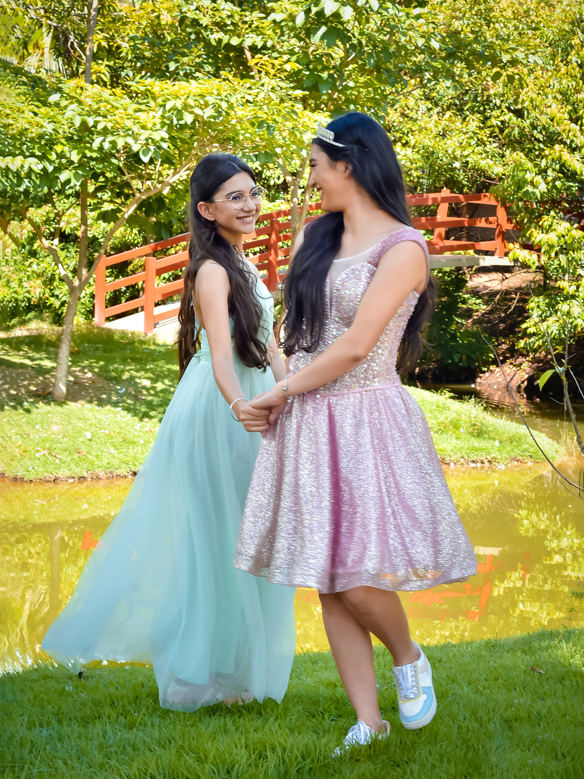 Drica Studio - ensaio fotográfico - princesa -15 anos - bosque - parque - família - lago