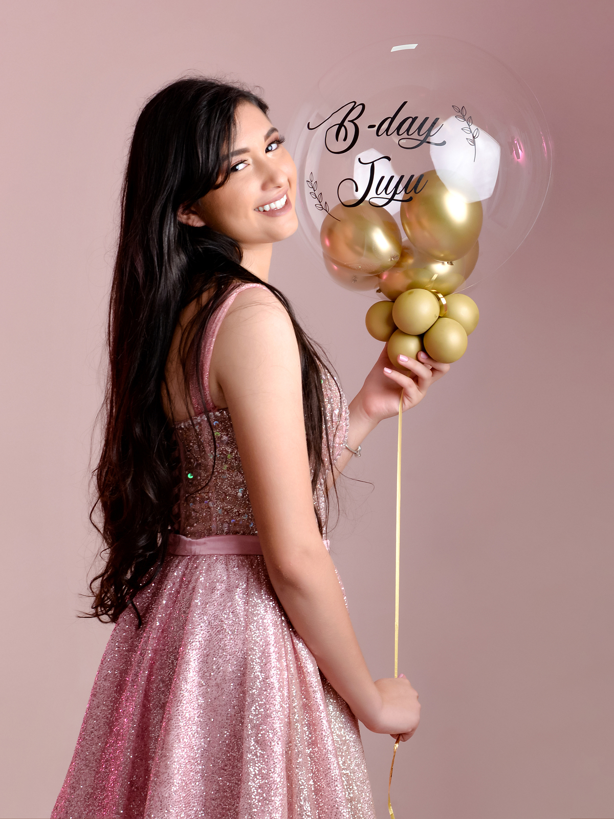 Drica Studio - ensaio fotográfico - princesa - 15 anos -
 balão 