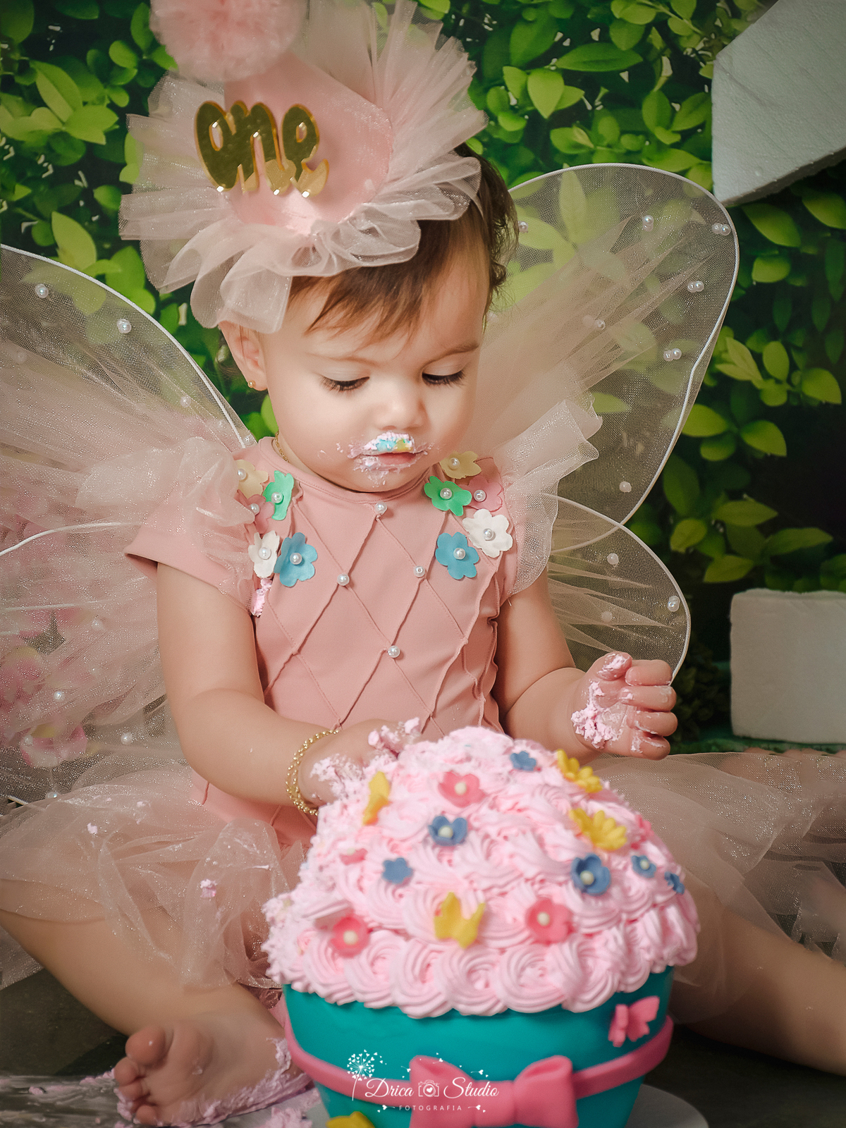 ensaio infantil - ensaio infantil studio- foto studio - foto 1 aninho - acompanhamento - acompanhamento mensal - smash the cake- smash jardim - smash menina - fotografa infantil xinguara- xinguara- Pará - drica studio - drica studio fotografias - 