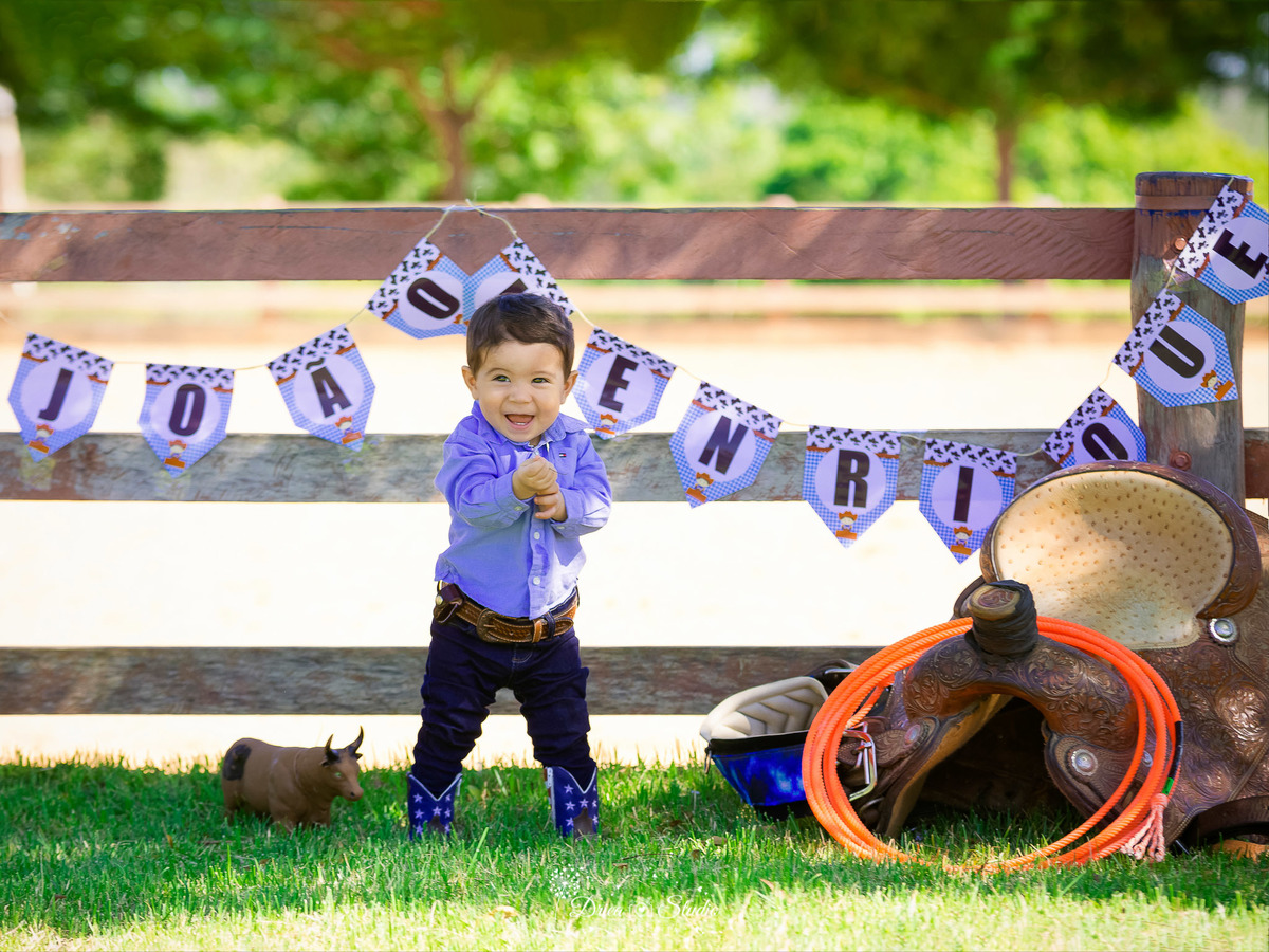 smash the cake - smash the cake menino - smash externo -  smash the cake fazendinha - foto ao ar livre  - fotografo em xinguara- xinguara- Pará - ensaio infantil country - joão henrique com chapéu country 