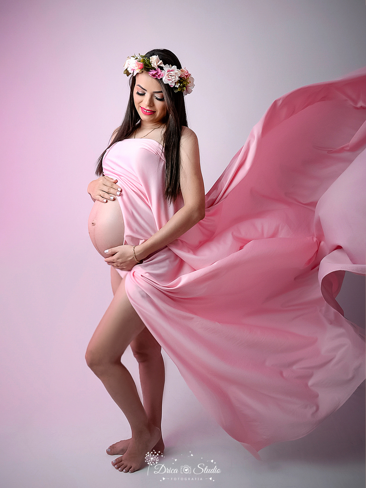 Gestante - mãe - gestação - filho - studio - fotos em studio - fotografia - meses - bebê - 9 meses - mamãe - crescimento - evolução - Xinguara - Pará - Drica studio - criativo