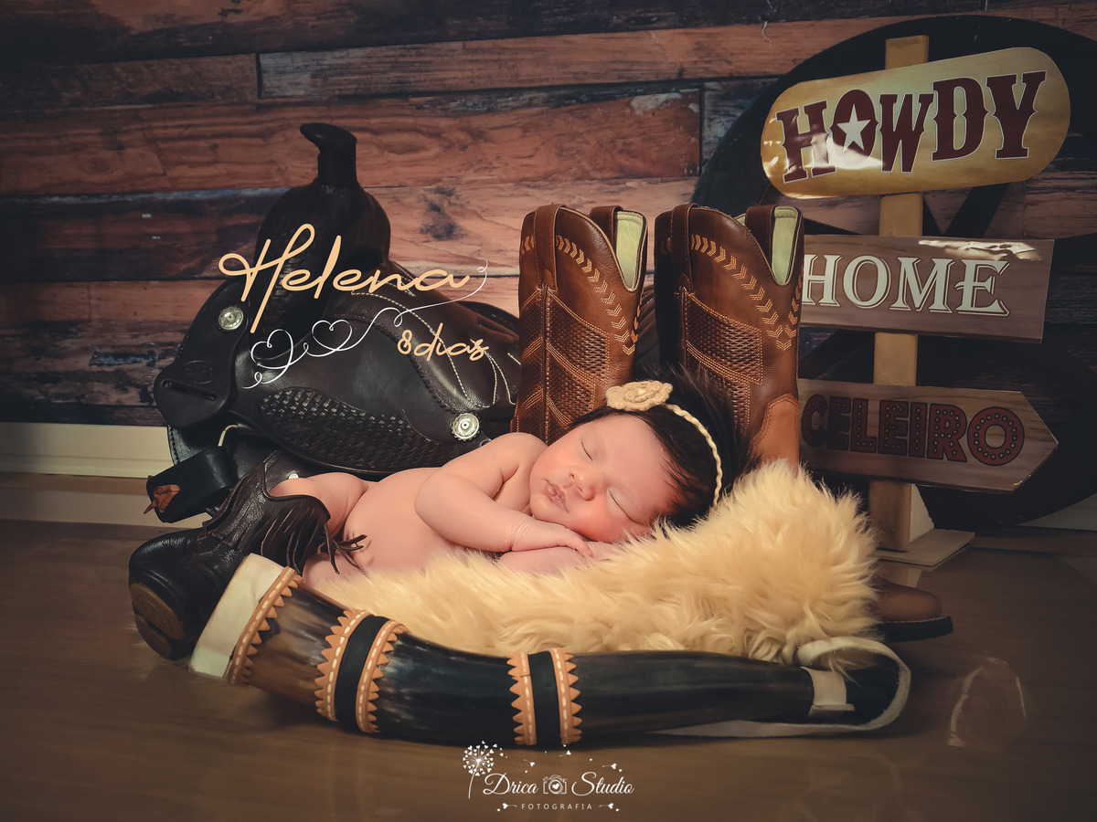 Newborn - fotos infantis - fotos de recém nascidos - fotos em estúdio - cenários para recém nascidos - fotos infantis criativas - fotos infantis country - Xinguara - Pará - Fotografia - Drica studio - fundo country