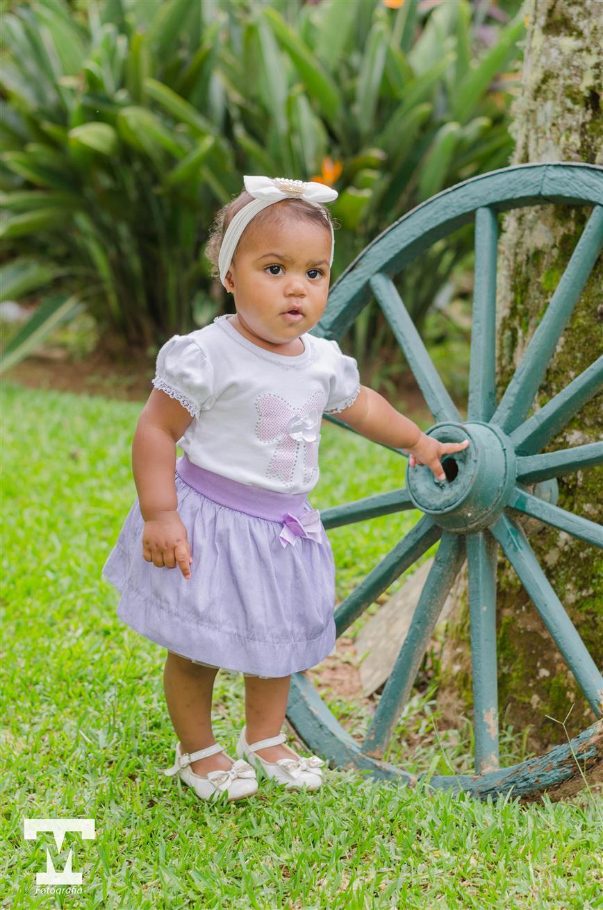Ensaio - menina - Um ano - criança - infantil - Museu Imperial  - Petrópolis - RJ 