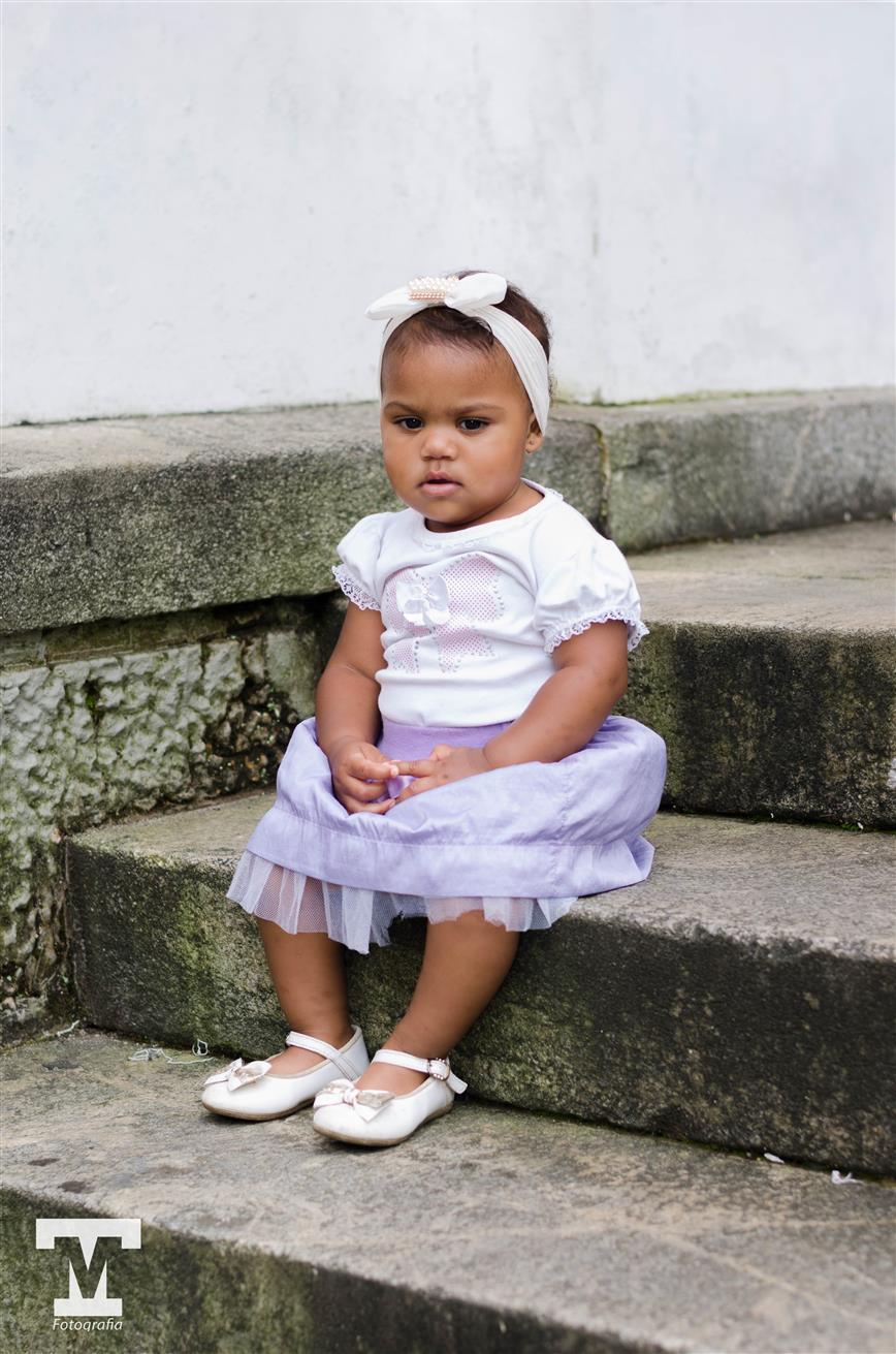 Ensaio - menina - Um ano - criança - infantil - Museu Imperial  - Petrópolis - RJ 