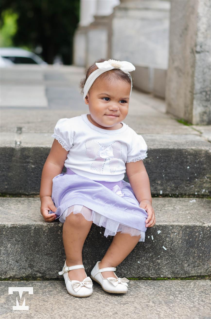 Ensaio - menina - Um ano - criança - infantil - Museu Imperial  - Petrópolis - RJ 