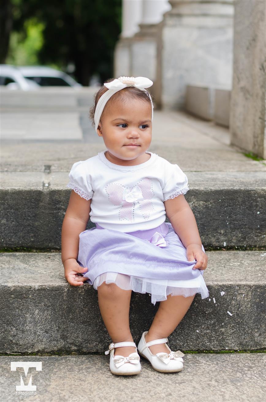 Ensaio - menina - Um ano - criança - infantil - Museu Imperial  - Petrópolis - RJ 