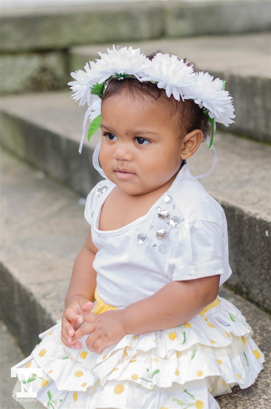 Ensaio - menina - Um ano - criança - infantil - Museu Imperial  - Petrópolis - RJ 