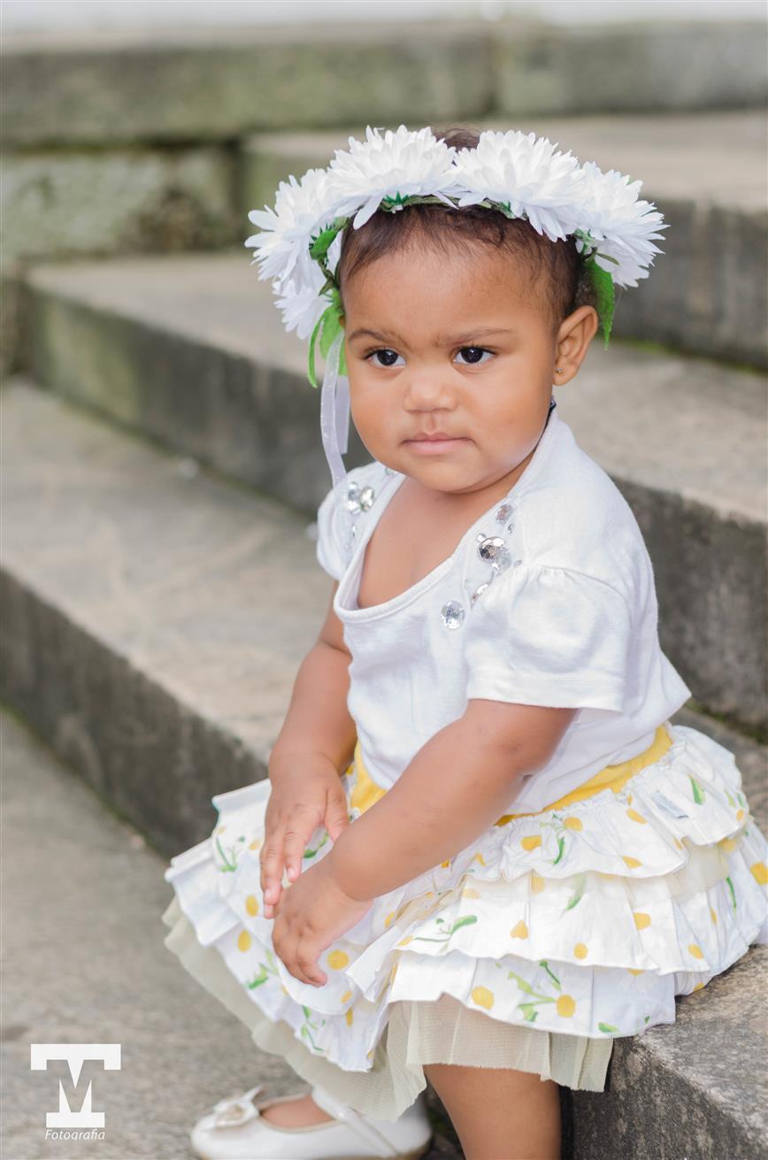 Ensaio - menina - Um ano - criança - infantil - Museu Imperial  - Petrópolis - RJ 