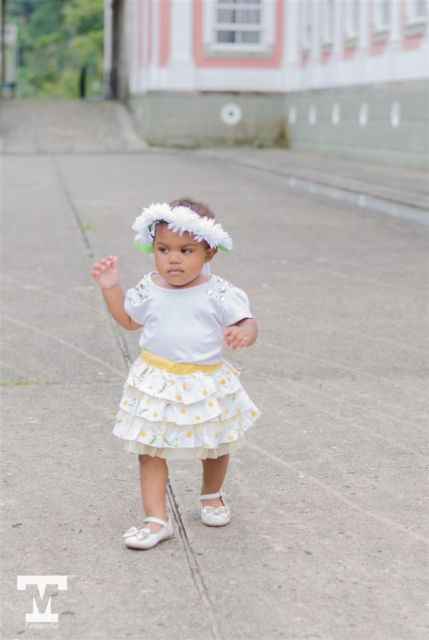 Ensaio - menina - Um ano - criança - infantil - Museu Imperial  - Petrópolis - RJ 