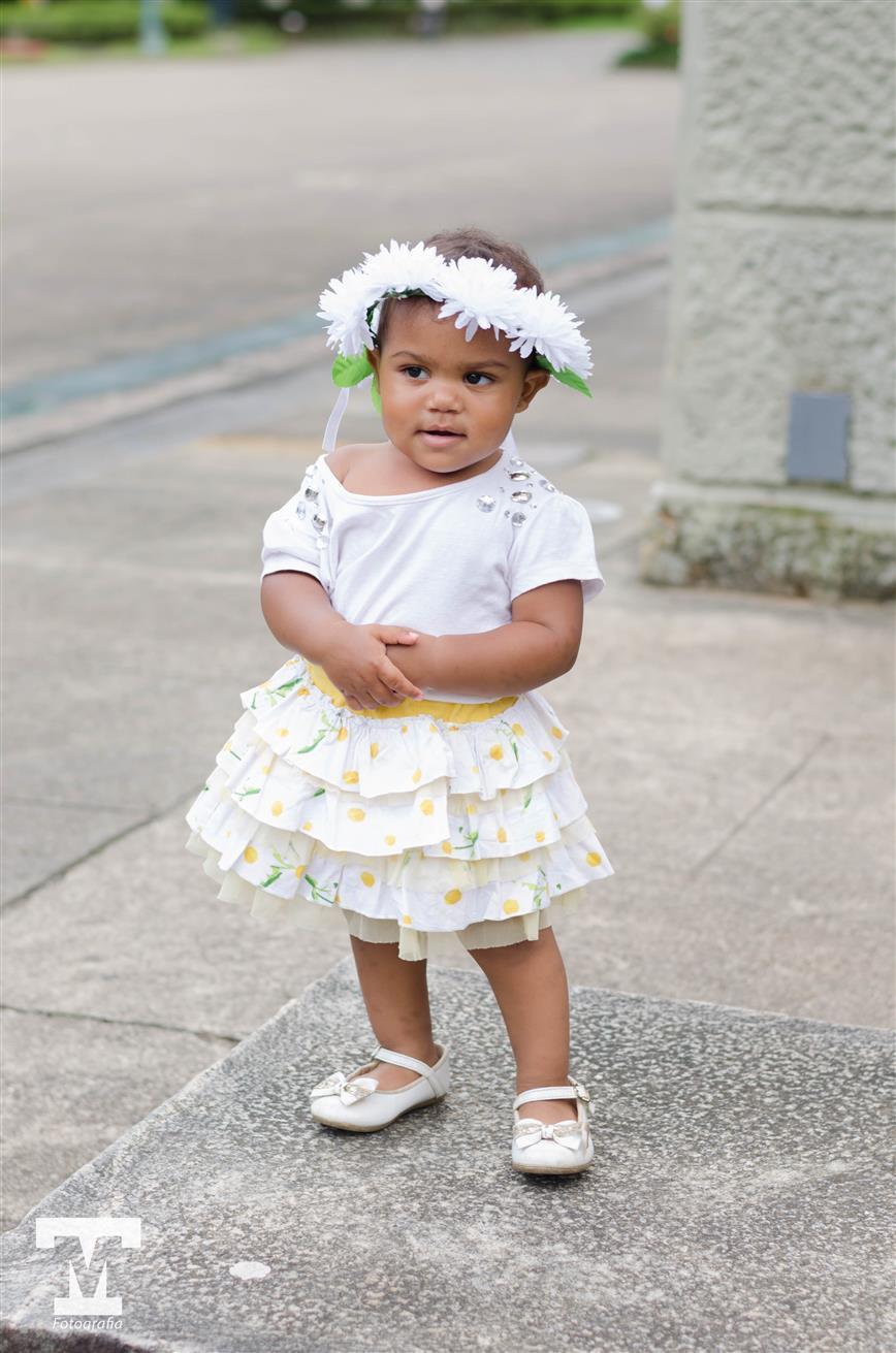 Ensaio - menina - Um ano - criança - infantil - Museu Imperial  - Petrópolis - RJ 